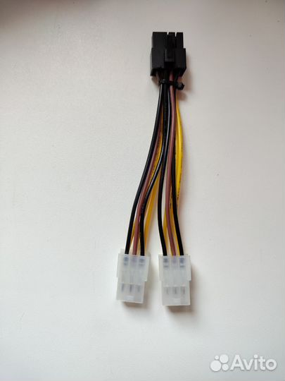 Переходник 2x6 pin PCI-E на 8 pin PCI-E