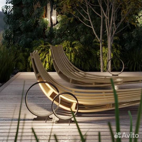 Наземный низкий светильник Odeon Light Uvo 6615/6FL