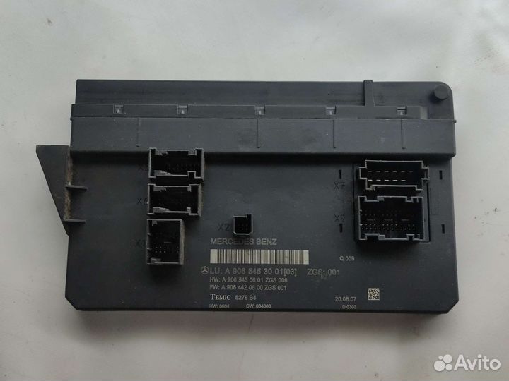 Блок комфорта Mercedes Sprinter w906