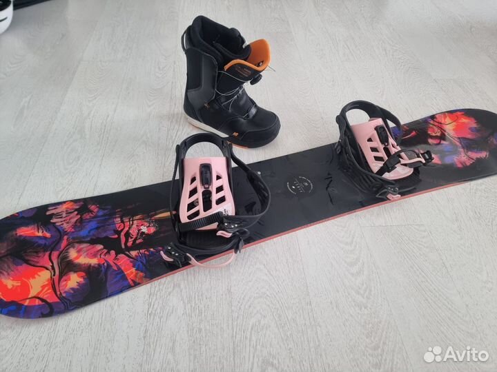 Сноуборд комплект K2+ ботинки+ крепления