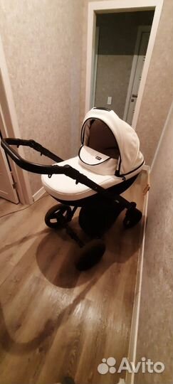 Коляска 2 в 1 эко кожа