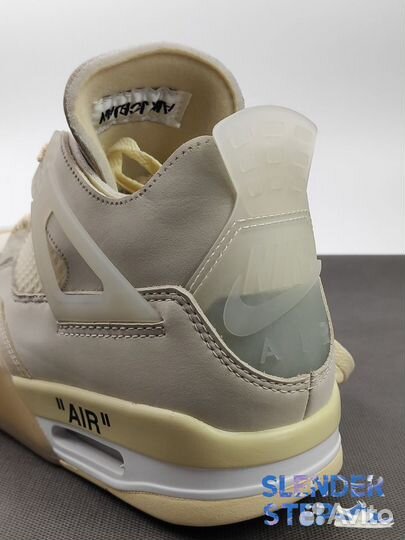 Off-White X Wmns Air Jordan 4 Retro SP Sail