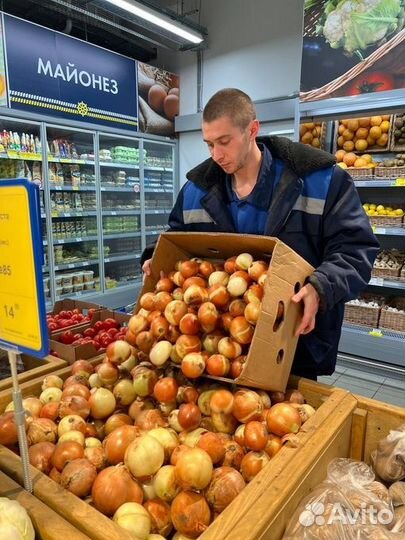 Грузчик в продуктовый супермаркет (п. Заволжье)