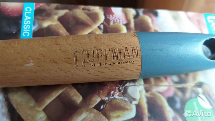 Кулинарная лопатка силикон с бамбуковой ручкой