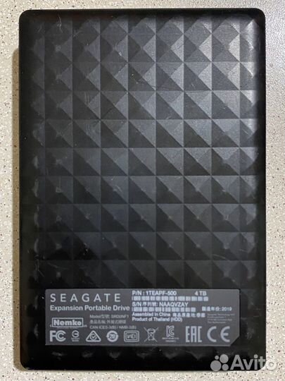 Внешний жесткий диск Seagate 4tb