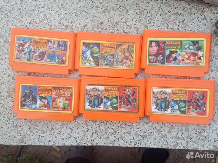 Картриджи сега,денди