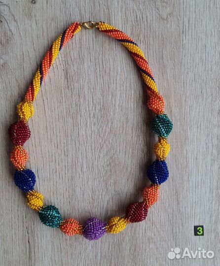Бусы ручной работы