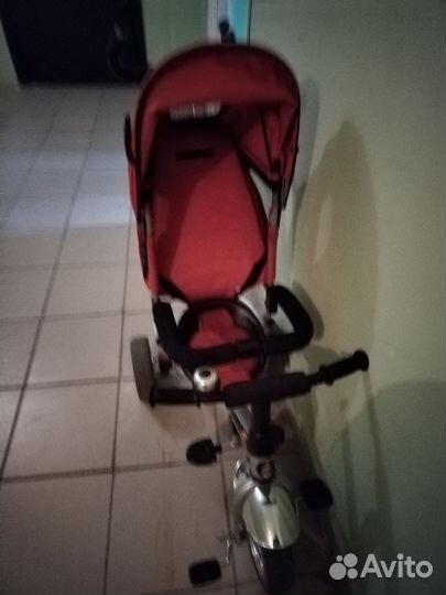 Детский велосипед с ручкой бу