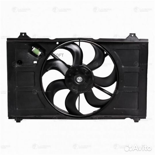 Вентилятор двигателя KIA Rio II (05) (с кожухом)