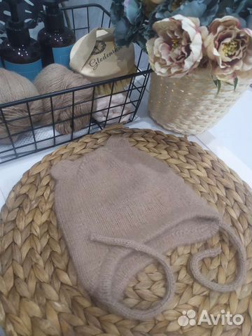 Шапочка детская с ушками