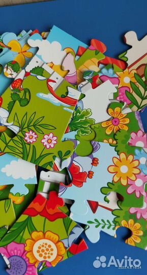 Развивающая игра. Напольный пазл для малышей