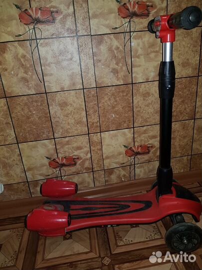Самокат детский трехколесный бу