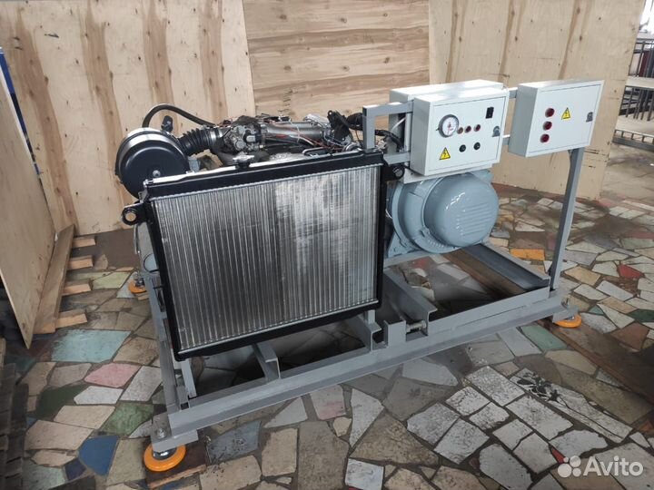 Доля 80 Производство газопоршневых электростанций