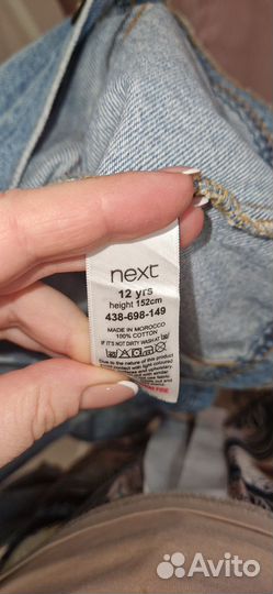 Джинсовая куртка для девочки Next р.140