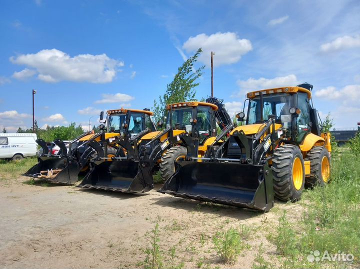 Экскаватор-погрузчик Shanmon 388H-III Carraro, 2024