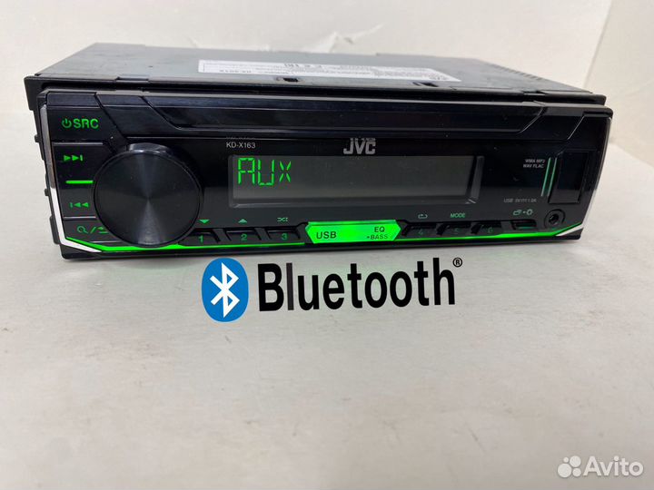 Автомагнитола JVC KD-X163 с Bluetooth