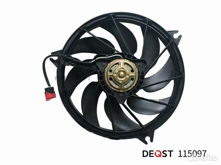 Deqst 115097 Электорвентилятор peugeot 206 (2A/C)