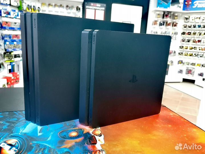 Sony playstation 4 Ps4 slim 1tb с гарантией