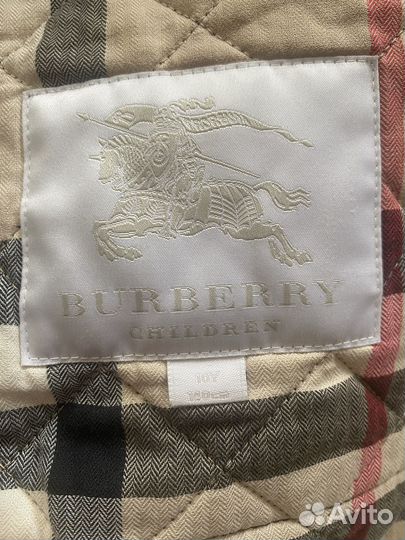 Burberry куртка на мальчика (140 рост)