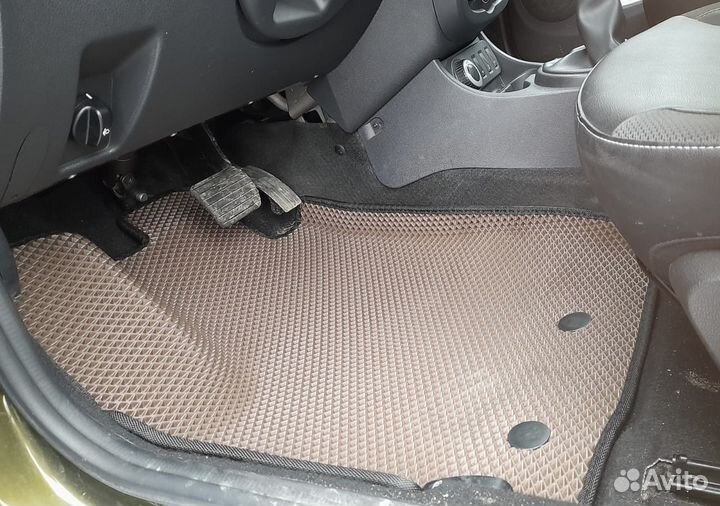 Eva коврики с бортами 3D в авто