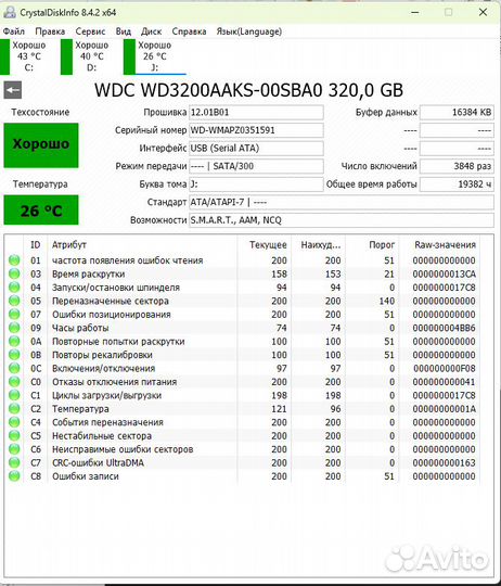Жёсткие диски Western Digital HDD WD