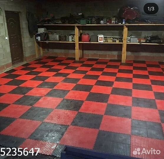 Модульная плитка пвх для пола в гараже