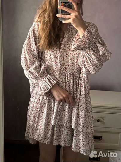 Платье бохо мини Country Textile