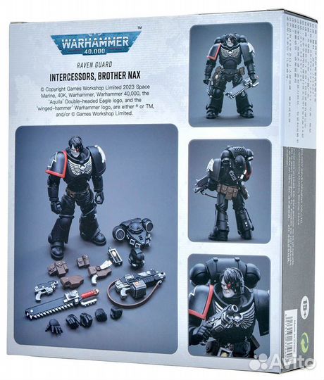 Фигурка JoyToy. Warhammer 40K Raven Guard Interces