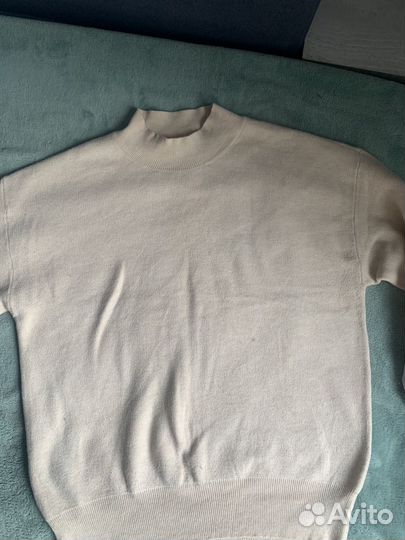 Джемпер/свитер светло бежевый Mango