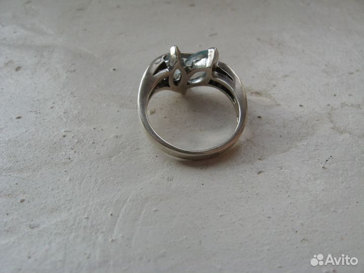 Серебряное кольцо с топазом. Подвеска серебряная