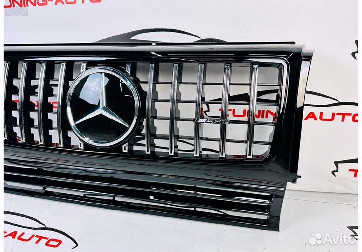 Решетка радиатора Mercedes Benz G klass 1990-2018