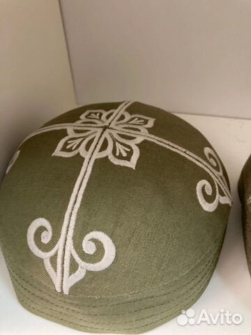 Тюбетейка Тафья (ермолка ) сукно, лен