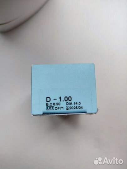 Линзы контактные квартальные