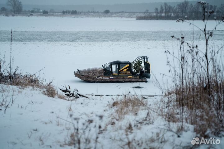 Аэролодка raptor 650 с защитой фальшборта