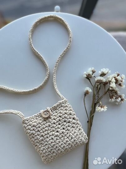 Сумочка вязаная детская