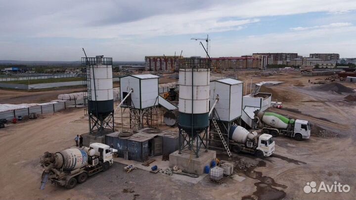 Бетонный завод зимний 90 м3