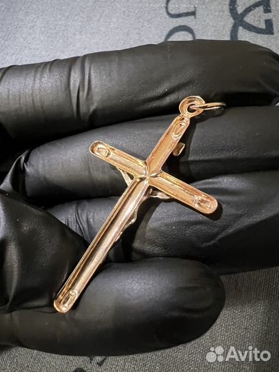 Золотой крест 585* новый заводской