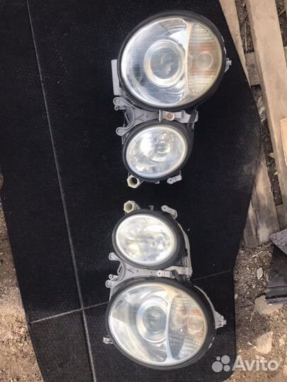 Фары Мерседес w210 ксенон Рест комплект
