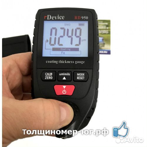 Толщиномер RD-950 (rDevice) Магазин