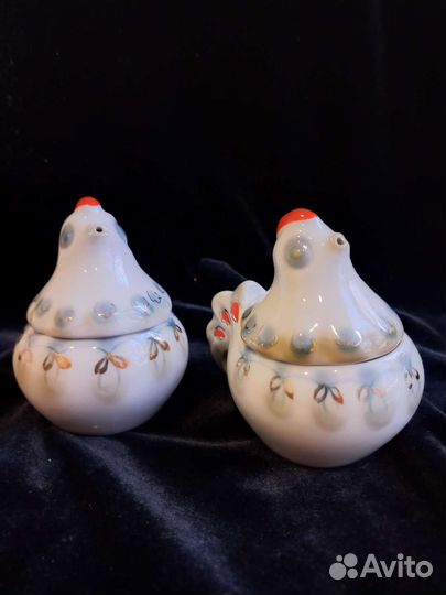 Фарфоровые курочки СССР