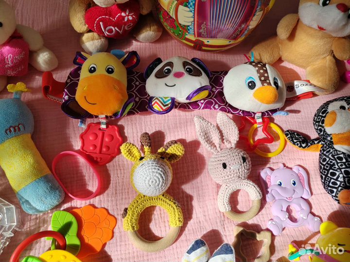 Игрушки, погремушки, грызунки пакетом