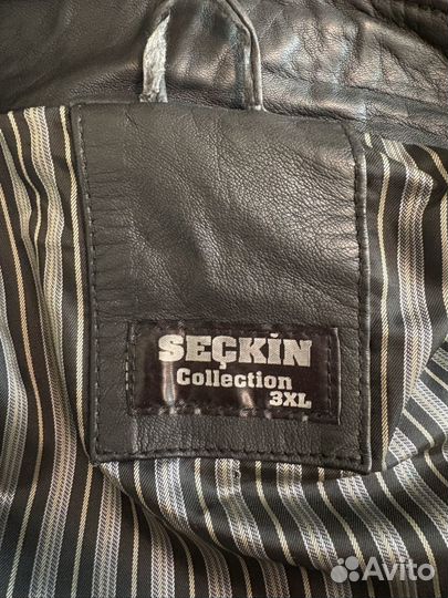 Кожаная куртка мужская