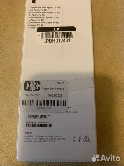 Пульт apple tv Siri 3-гo поколения