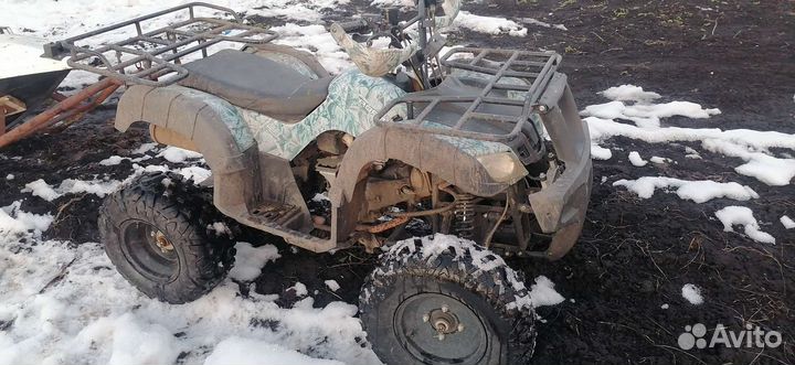 Квадроцикл с прицепом