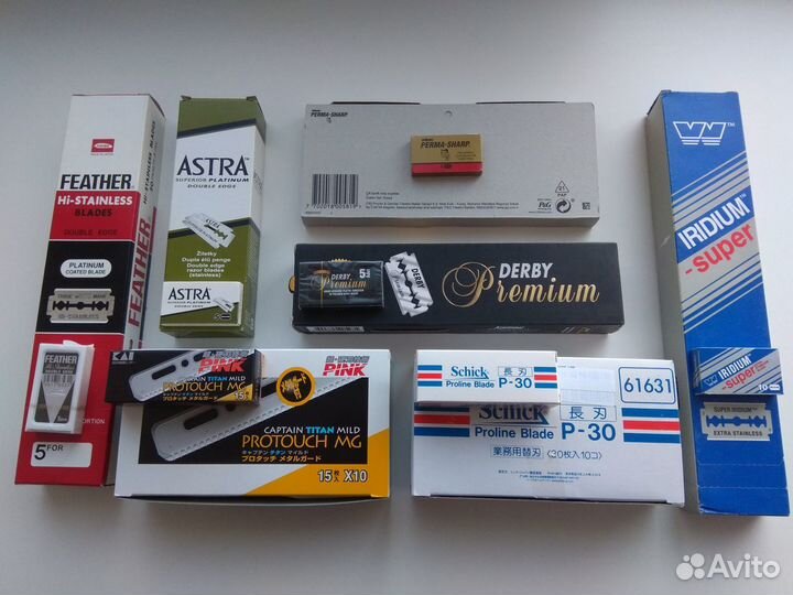 Лезвия для бритья Wizamet, derby, astra и другие