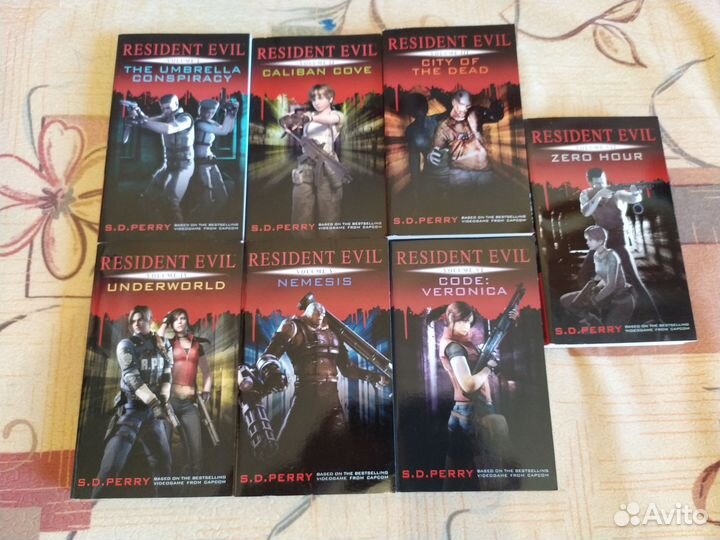Серия книг resident evil (английский язык)
