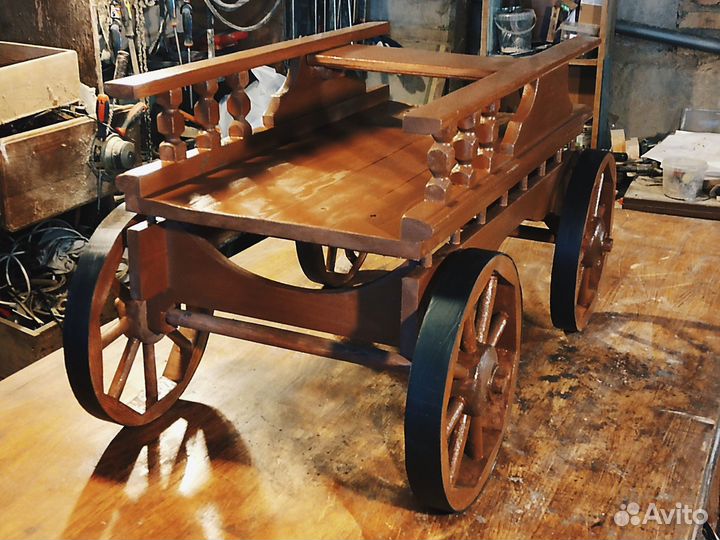 Телега из дерева