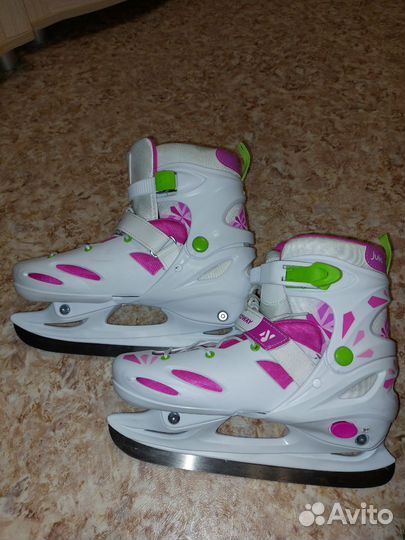 Коньки раздвижные для девочки нордвей 38-41