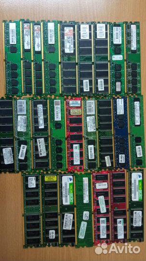 Оперативная память DDR2, 512мб, 256мб