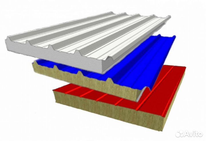 Сэндвич панели экструзия 250мм